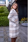 JACKIE COAT - beige chk